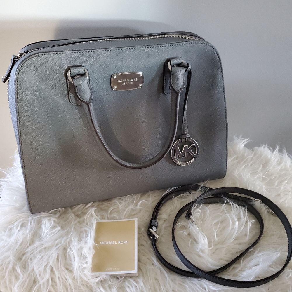 MK  Est. 1981 Large Saffiano Satchel Like New
